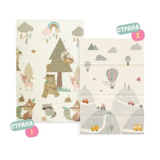 Educational foam mat -Forest 120 I 180 cm