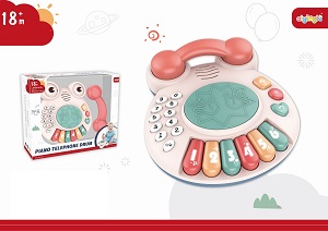 Bebes musical phone with drum