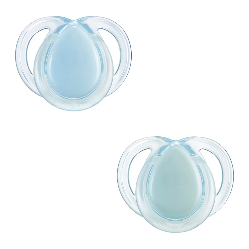 Tommee Tippee pacifier 2in1 0-6m Night time blue