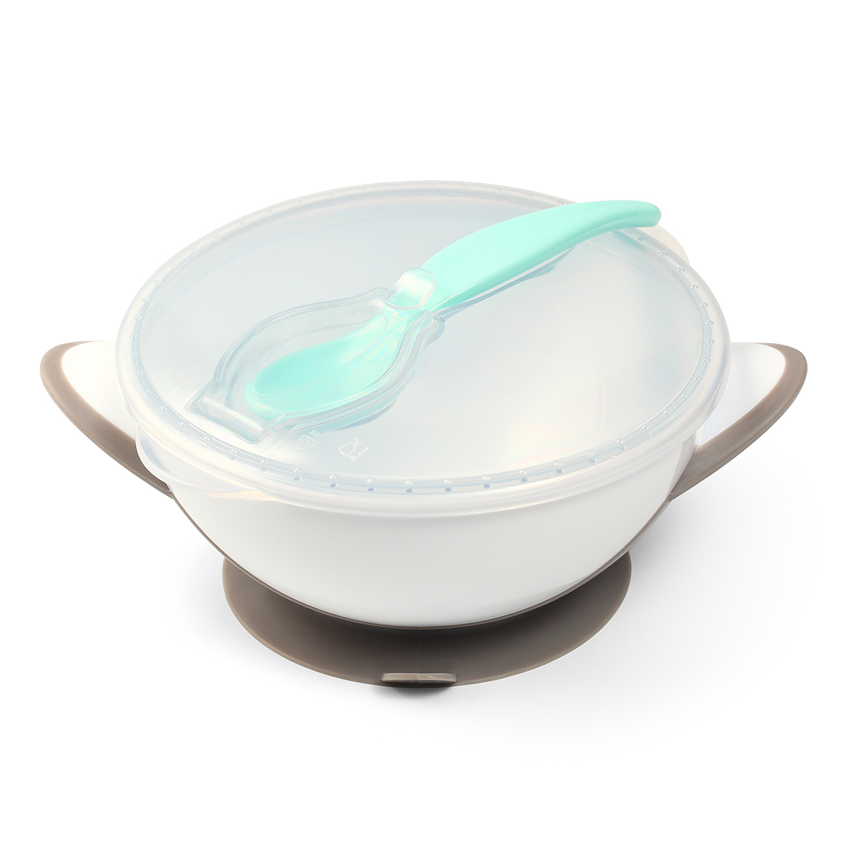 Bowl lid and spoon Babyono