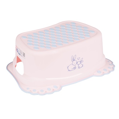Footstool LITTLE BUNNIES light pink - Tega Baby